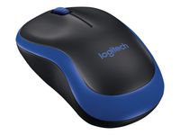 Logitech M 185 Cordless Notebook Mouse USB schwarz / blau