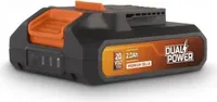 Batterie 20V 2AH Dual Power POWDP9021 - Nur für Dual Power 20V -Werkzeuge