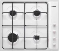 Smeg S64SB Einbau-Gaskochfeld, 60 cm, 4 Brenner, weiß