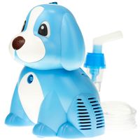 Elektrický inhalátor pre psíkov Sada inhalátorov pre deti a dospelých Nebulizátor Inhalačná maska pre dospelých a deti Modrá