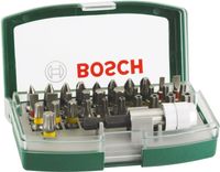 Bosch 32tlg. Schrauberbit-Set (PH-, PZ-, Hex-, T-, TH-, S-Bit, Zubehör Bohrschrauber und Schraubendreher) mit Gürtelclip