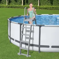 Bezpečnostní žebřík do bazénu Bestway se 4 schůdky Flowclear 132 cm