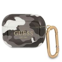 Guess GUAPUCAMG pouzdro na Airpods PRO black Camo Collection