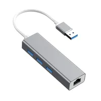 Hub 3 porty Usb 3.0, 1 port Usb 3.0, 1 gigabitový port LAN