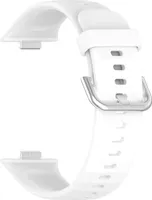 INF Silikonový řemínek na hodinky Huawei Watch Fit 3 Bílý