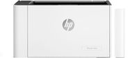 HP Laser 107w - Černobílá - Tiskárna pro malé a střední podniky - Tisk - Laserová - 1200 x 1200 DPI - A4 - 20 stran za minutu - Oboustranný tisk - Kompatibilní se sítí