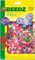 SES Bügelperlen Glitter 3000 Stück