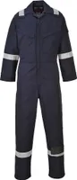 Portwest FR50 Flammhemmender, antistatischer Overall 350 g Navy Tall Gr. M