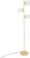 Goldene Stehleuchte Kugeln COL, H. 162 cm