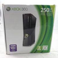 Microsoft Xbox 360 S Konsole 250 GB matt Schwarz + Orig. Controller in OVP