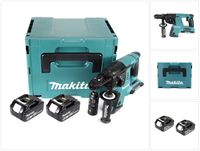 Makita DHR 264 2x 18 V / 36 V akumulatorowa wiertarko-wkrętarka SDS-PLUS w zestawie Makpac + 2x akumulator BL 1860 6,0 Ah - bez ładowarki