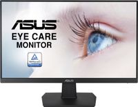 Asus VA24EHE 60,45cm (23,8 Zoll) EyeCare Monitor (Full HD, IPS, rahmenlos, 75Hz, Adaptive-Sync, Blaulichtfilter, kompatibel mit VESA Wandhalterungen) schwarz