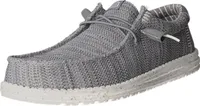 Hey Dude Herren-Slipper Wally Stretch Sox Grau-Weiß, Farbe:grau, EU Größe:44