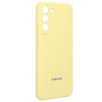 Silikónové puzdro Samsung na Samsung Galaxy S22 5G S901 EF-PS901TYE Silicone Cover žlté