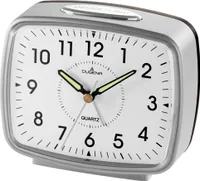 DUGENA 4460608 Wecker Alarm Analog schwarz silber