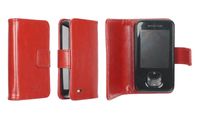 caseroxx Handy Hülle Tasche kompatibel mit Dexcom G7 Bookstyle-Case Wallet Case in rot
