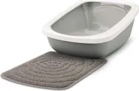 Sparpack Katzentoilette Katzenklo mit Rand ASEO JUMBO + Vorlegematte