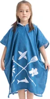 HOMELEVEL Kinder und Baby Badeponcho - Poncho Handtuch für Strand Schwimmbad - Surfponcho mit Kapuze - Bademantel für Babys Jungen und Mädchen