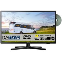 Gelhard GTV-2482 LED 24 Zoll Wide Screen TV DVD DVB/S/S2/T2/C 12/24/230 Volt