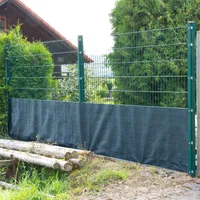 Sichtschutzzaun 25 x 1 m dunkelgrün