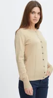 Pulz Jeans PZSARA Damen Strickjacke Feinstrick Cardigan Strickcardigan mit Knopfleiste
