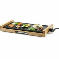 Domo DO8311TP Teppanyaki-Kochfeld Arbeitsfläche  Domo Produktfarbe: Schwarz, Braun, Breite: 600 mm, Tiefe: 300 mm, Gerätetyp: Arbeitsfläche