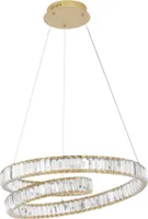 Nova Luce CONCETO LED závěsné světlo zlaté 50W neutrální bílá 120x60cm stmívatelné 9019721