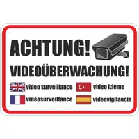 Despri PVC Schild - Videoüberwachung, S0002