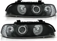 Svetlomety Angel Eyes pre BMW radu 5 E39 rok 95-00 čierne