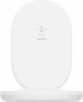 Belkin Wireless BOOST CHARGE 15W Ladeständer, inkl. Kabel + 24-W-Quick Charge 3.0-Netzteil, weiß