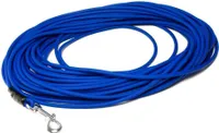 Mystique® Biothane Schleppleine rund 6mm Standard Karabiner blau 5m