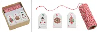 Geschenkanhänger Set Weihnachtsmotiv 31teilig