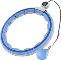 Hula-Hoop-Reifen Smart Hula Hoop, Smart Fitness Reifen fällt Nicht, 16 bewegliche und verstellbare, verwendet für Anfänger, Fitness und training