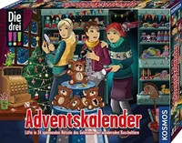 Kosmos Die drei  - Adventskalender 2020 Löse 24 spannende Rätsel nachts im Spielzeugladen