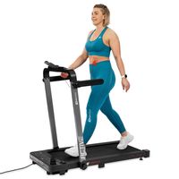 Hop-Sport Laufband HS-1300WLB Active, Geschwindigkeit bis 14 km/h, Lauffläche 42x100 cm, zusammenklappbar, Laufband für Zuhause mit Fernbedienung