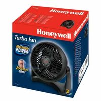 Honeywell HT-900E Kraftvoller und geräuscharmer Turbo-Ventilator, schwarz