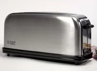 Russell Hobbs Langschlitz-Toaster Adventure Silbern 1000 W