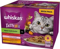 Whiskas Tasty Mix Chef´s Choice Katzenfutter nass in Sauce 96 Portionsbeuteln (4-er Pack)