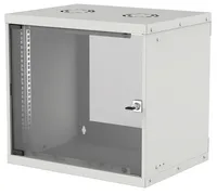 INTELLINET Wandverteiler 19" 9 HE 540x560 Flatpack grau