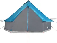 vidaXL Tipi-Familienzelt 12 Personen Blau Wasserdicht