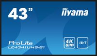 iiyama ProLite LE4341UHS 42.5" 16:9 4K 18/7 IPS Display schwarz
