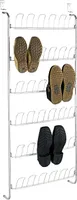 WENKO Türregal Organizer Schuhregal Schrank Garderoben 18 Paar Schuhe Haken Flur