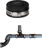 Flexible Gummi Endkappe 250 mm für Rohre