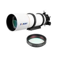 Svbony SV48P Dalekohled pro dospělé, 90mm F5.5 refraktor Achromatic pro astronomii, Rap Double Speed Focuser Rotation Angle OTA