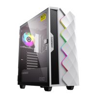 Gamemax Diamond COC WT Midi-Tower USB3.0*1+1xUSB2.0, HD-Audio, ATX inkl. 14cm Turbo COC Lüfter, weiß