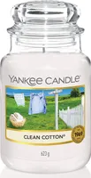 Yankee Candle Clean Bavlna vonná svíčka 623 g
