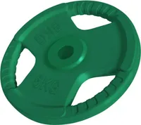 Gorilla Sports Liatinový činkový kotúč, pogumovaný, 5 kg