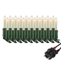 LED Lichterkette Weihnachtsbaum Made-in-Germany 20 Lichter für außen Outdoor