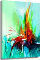 Leinwandbild Wandbild Abstract Design: 60x90x2cm