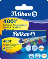 20 Motiv Pelikan Großraum Füllerpatronen / Tintenpatronen / Farbe: königsblau